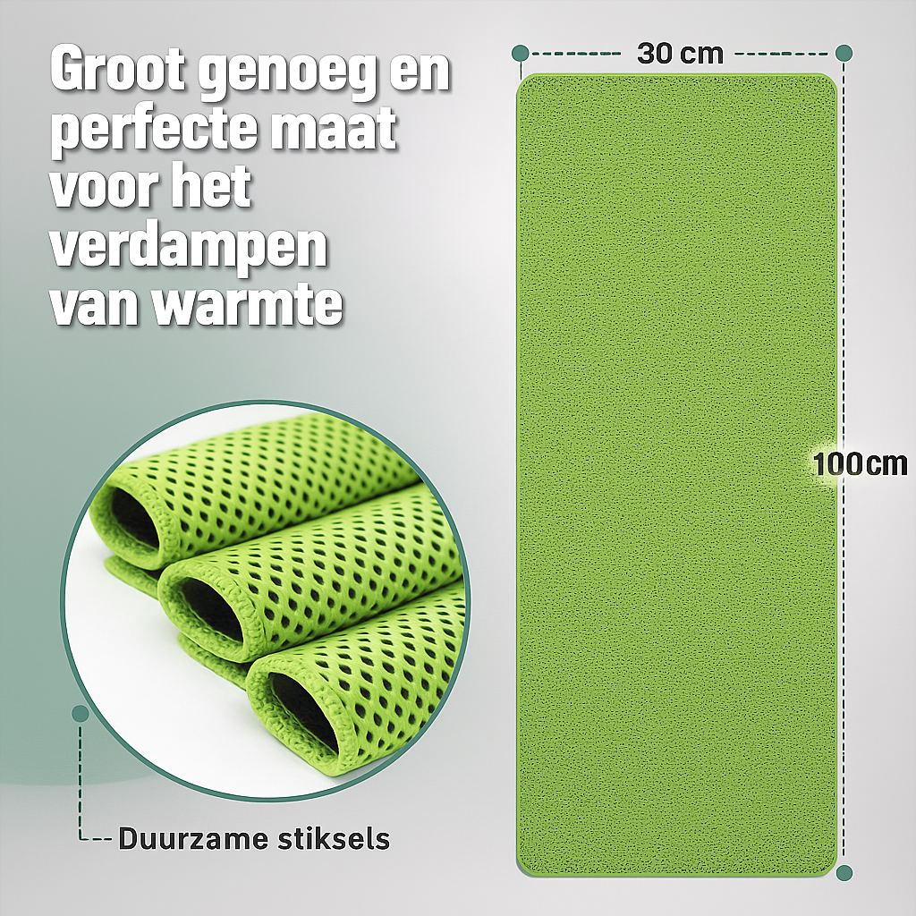 Cooling Towel - Koelhanddoek die directe koeling geeft, waar je ook bent!