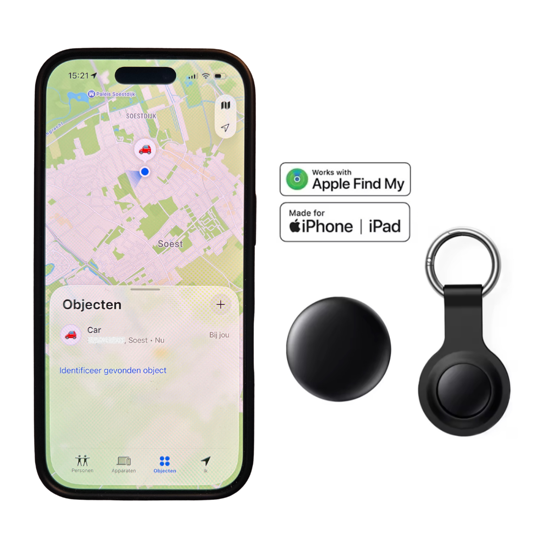 TAG Object tracker met sleutelhanger - Nooit meer je spullen kwijt!